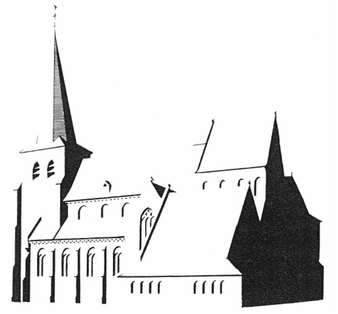 kerk eersel pentekening