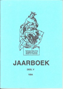 Cover of Jaarboek Pladella Villa 1994 book