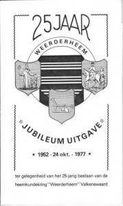 Cover of 25 jaar Weerderheem: 1952 – 24 okt. – 1977 book