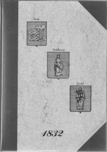 Cover of Kadastrale atlas van de gemeenten Oerle, Veldhoven, Zeelst in 1832 book
