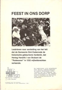 Cover of Feest in ons dorp book