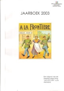 Cover of Jaarboek 2003 “Als Ice Can” v.z.w. Arendonk book