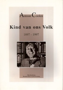 Cover of Antoon Coolen Kind van ons Volk  1897-1997 book