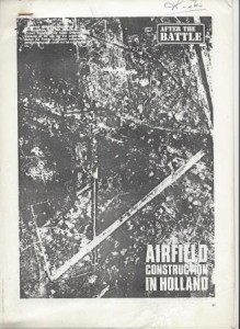 Cover of Airfield construction in Holland book