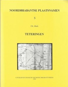 Cover of Noordbrabantse plaatsnamen, monografie 3: Teteringen book