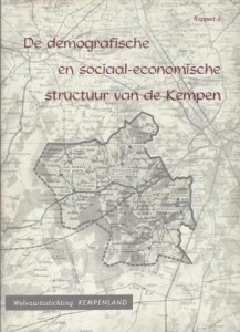 Cover of De demografische en sociaal-economische structuur van de Kempen book