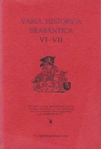 Cover of Jaarboek Varia Historica Brabantica VI – VII book