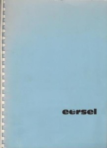 Cover of Eersel, descriptie en analyse van het geografisch milieu book