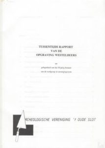 Cover of Tussentijds rapport van de opgraving Westelbeers book