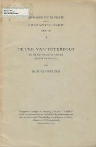 Cover of De urn van Toterfout en de reformatie van de Britse Bronstijd book