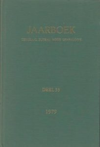Cover of Jaarboek Centraal Bureau voor Genealogie en het Iconographisch Bureau: deel 33 (1979) book