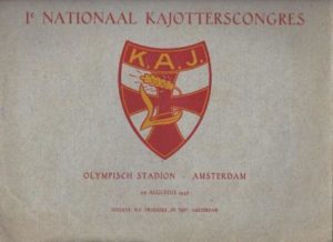 Cover of 1e Nationaal Kajotterscongres (KAJ) book