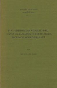 Cover of Een Federmesser Nederzetting langs de Kapeldijk te Westelbeers, provincie Noord-Brabant book