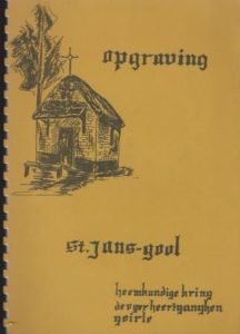 Cover of Opgraving St. Jans-gool book