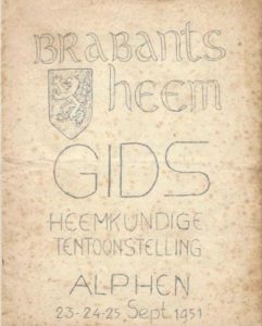 Cover of GIDS Heemkundige tentoonstelling Alphen 23 – 24 – 25 Sept. 1951 book