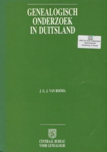 Cover of Genealogisch onderzoek in Duitsland book