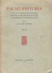Cover of Palaehistoria Acta et Communicationes Instituti Bio-Archaeologici Universitatis Groninganae Vol. III book