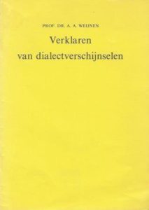 Cover of Verklaren van dialectverschijnselen book