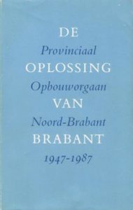 Cover of De oplossing van Brabant: Essays & interviews book