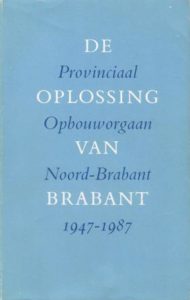 Cover of De oplossing van Brabant: Essays & interviews book