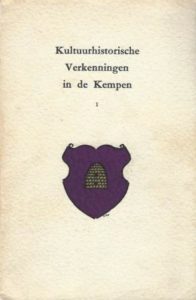 Cover of Kultuurhistorische Verkenningen in de Kempen I book