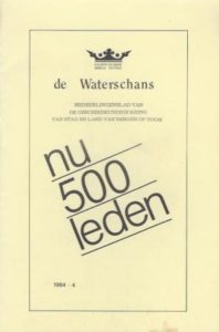 Cover of de Waterschans 1984-4: Mededelingenblad van de Geschiedkundige Kring van stad en land van Bergen op Zoom book