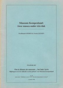 Cover of Museum Kempenland: twee  musea onder één dak. book