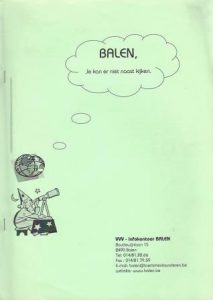 Cover of Balen, Je kan er niet naast kijken book