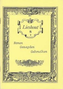 Cover of Namen, Gezegden, Gebruiken: Lieshout 8 book
