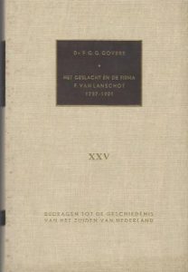 Cover of Het geslacht en de firma F. van Lanschot 1737-1901 book