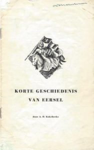 Cover of Korte geschiedenis van Eersel book