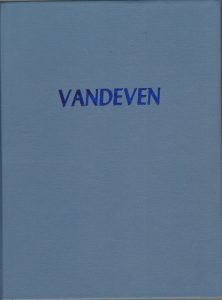 Cover of Vandeven Family History – Familiegeschiedenis Vandeven (Johannes van de Ven) book