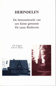 Cover of Herindelen; De bestuurskracht van een kleine gemeente; De casus Riethoven book