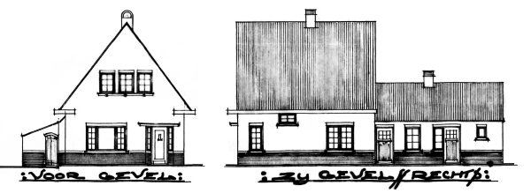 Oorspronkelijke tekening van Arnold van Buul uit december 1934.